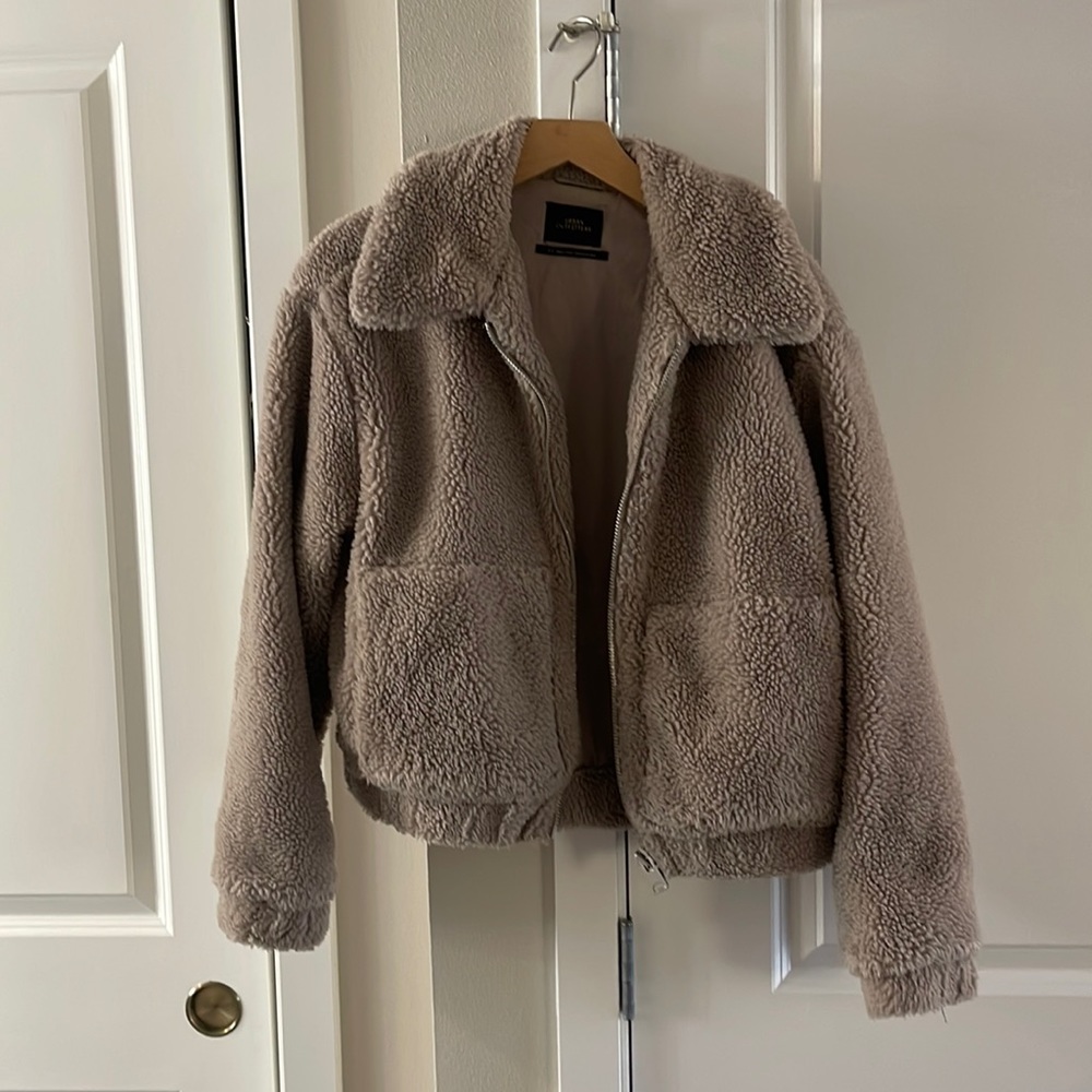 Sherpa bomber jacket